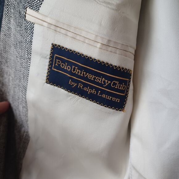 Polo University Club. Blazer Vintage Made in USA Union Made. - Picture 7 of 11